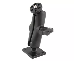 RAM Mounts Double Ball Mount with AMPS Plate and 1/4"-20 Action Camera Adapter
