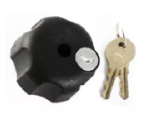 RAM Mounts Key Lock Knob with Brass Insert for C Size Socket Arms