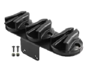 RAM Mounts Tough-Box Triple Microphone Clip with 90-Degree Bracket
