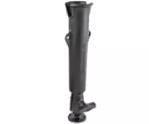 RAM Mounts Tube Rod Holder with Round Plate for Salt Water Use