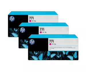 HP 771 3-pack 775-ml Magenta DesignJet Ink Cartridges
