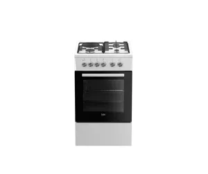 Beko FSS53000DW кухонная плита Отдельностоящая плита для готовки Комбинированный Белый A