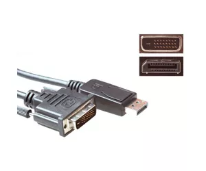 ACT Conversion cable DisplayPort male – DVI maleConversion cable DisplayPort male – DVI