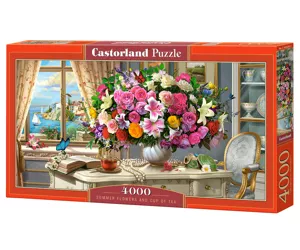 Castorland Summer Flowers and Cup of Tea 4000 pcs
