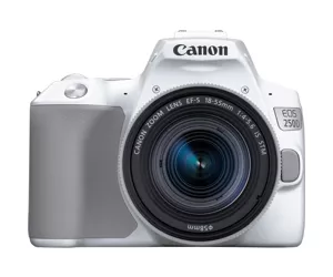Canon EOS 250D + EF-S 18-55mm f/4-5.6 IS STM Однообъективный зеркальный фотоаппарат с объективом 24,1 MP CMOS 6000 x 4000 пикселей Белый