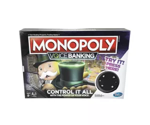Hasbro E4816GC2 настольная игра Monopoly Voice Banking Board game Economic simulation