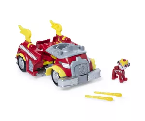 PAW Patrol , Mighty Pups Super PAWs Marshall’s Powered Up Fire Truck Transforming Vehicle