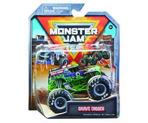 Monster Jam , Official Earth Shaker Monster Truck, Die-Cast Vehicle, Show Time Series, 1:64 Scale