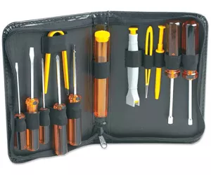 Manhattan Basic Computer Tool Kit, Computer Tool Kit, 13 pieces, Carry Pouch
