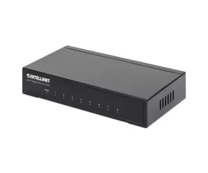 Intellinet 8-Port Gigabit Ethernet Switch, Metal, Box