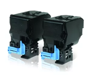 Epson AL-C3900N/CX37DN series Double Toner Cartridge Pack Black 6kx2