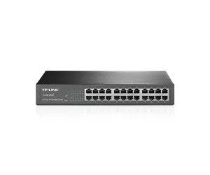 TP-Link TL-SF1024D Nepārvaldīts Fast Ethernet (10/100) 1U Melns