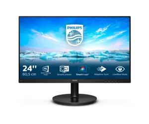 Philips V Line 242V8A/00 computer monitor 60.5 cm (23.8") 1920 x 1080 pixels Full HD LCD Black
