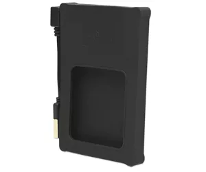 Manhattan Drive Enclosure, 2.5", USB-A, 480 Mbps (USB 2.0), SATA, Black, Silicone, Hi-Speed USB, Windows or Mac, Three Year Warranty, Blister
