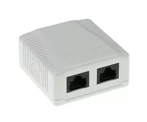 ACT Surface mounted box unshielded 2 ports