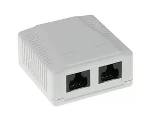 ACT Surface mounted box unshielded 2 ports