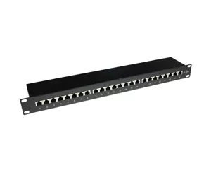 ACT hpanel 24-ports shielded with cover Cat5e