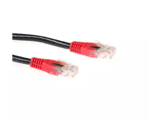 ACT Black 10 metre UTP CAT6 patch cable cross with RJ45 connectors