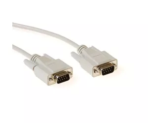 ACT Serial printercable 9-pin D-sub male - 9-pin D-sub male 1.8 m