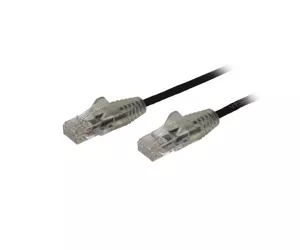 StarTech.com 0.5 m CAT6 Cable - Slim - Snagless RJ45 Connectors - Black