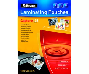 Fellowes Glossy 125 Micron Card Laminating Pouch - 83x113mm