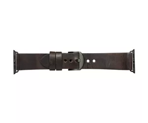 dbramante1928 Bornholm - Watch Strap 44mm - Dark Brown/Space Grey