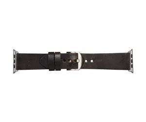 dbramante1928 Bornholm - Watch Strap 44mm - Dark Brown/Silver