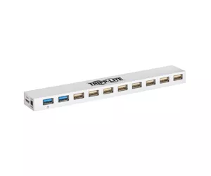 Tripp Lite U360-010C-2X3 10-Port USB 3.x (5Gbps) / USB 2.0 Combo Hub - USB Charging, 2 USB 3.x & 8 USB 2.0 Ports