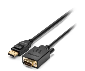 Kensington K33024WW vaizdo kabelio adapteris 1,8 m DisplayPort VGA (D-Sub) Juoda