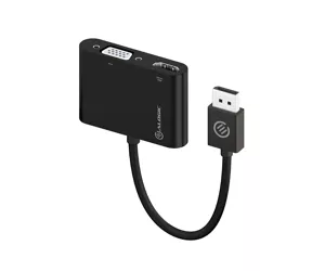 ALOGIC 2-in-1 DisplayPort to HDMI VGA Adapter - Male to 2-Female
