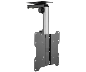 Techly Fold-Up Retractable Ceiling Mount for TV LED/LCD 17"-37" Black