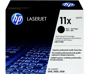 HP 11X High Yield Black Original LaserJet toner cartridge