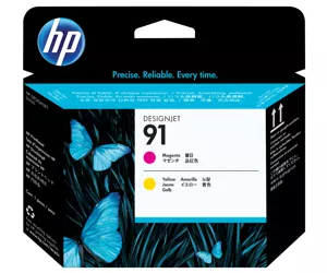 HP 91, Печатающая головка НР, Пурпурная и Желтая