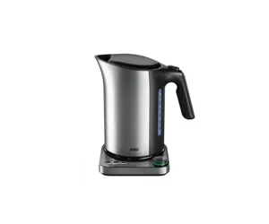 Braun WK 5115 elektrikann 1,7 l 3000 W Must, Hõbe