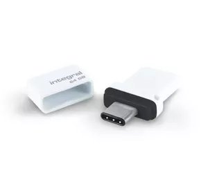 Integral 64GB USB3.0 DRIVE FUSION DUAL TYPE-C BLACK UP TO R-180 W-30 MBS
