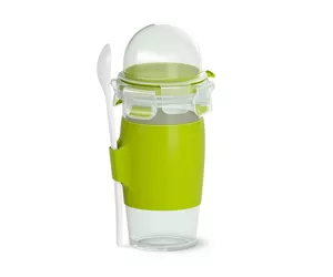 EMSA Yoghurt Mug Clip & Go 0,45l mit Löffel