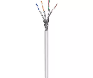 Intellinet Network Bulk Cat7 Cable, 23 AWG, Solid Wire, Grey, 305m, S/FTP, LSZH, CPR-Dca Rated, Drum