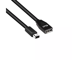 CLUB3D Mini DisplayPort to DisplayPort1.4 Extension Cable 8K60Hz DSC1.2 HBR3 HDR M/F 1m/3.28 ft