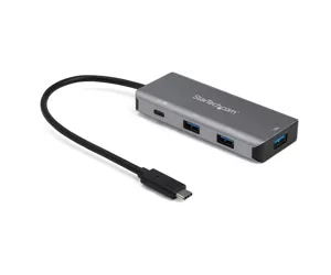 StarTech.com 4 Port USB C Hub (10Gbps) to 3x USB-A & 1x USB-C - 100W Power Delivery Passthrough Charging - Portable USB 3.1 Gen 2/USB 3.2 Gen 2 Type C Laptop Adapter - Works w/ TB3~4 Port USB C Hub (10Gbps) to 3x USB-A & 1x USB-C - 100W Power Delivery Passthrough Charging - Portable USB 3.2 Gen 2 Type C Laptop Adapter - Works w/ TB3