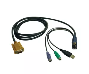 Tripp Lite P778-010 USB/PS2 Combo Cable for NetDirector KVM Switch B020-U08/U16, 10 ft. (3.05 m)