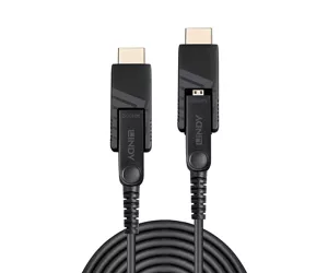Lindy 70m Fibre Optic Hybrid Micro-HDMI 18G Cable