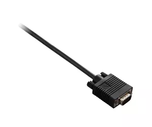 V7 Black Video Cable VGA Male to VGA Male 5m 16.4ft