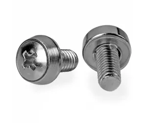 StarTech.com 12-24 Server Rack Screws - 50 pack - Nickel-Plated