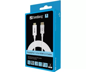 Sandberg DisplayPort 1.4-HDMI 4K60Hz 2m