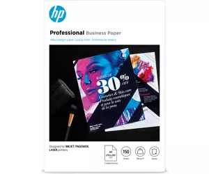 HP Professional Business Paper, Glossy, 180 g/m2, A4 (210 x 297 mm), 150 sheets