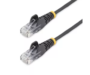StarTech.com 2.5 m CAT6 Cable - Slim - Snagless RJ45 Connectors - Black