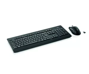 Fujitsu Set LX960 klaviatūra Pelė įskaityta Radijo dažnio belaidė QWERTY Anglų (JK) Juoda