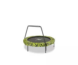 EXIT Tiggy Junior trampoline with bar ø140cm - black/green