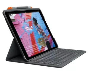 Logitech Slim Folio Графит Bluetooth Французский