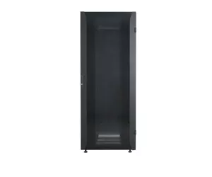 Intellinet Network Cabinet, Free Standing (Premium), 32U, Usable Depth 129 to 629mm/Width 503mm, Black, Assembled, Max 2000kg, Server Rack, IP20 rated, 19", Aluminium, Multi-Point Door Lock, Split Side Panels (Two Locks Per Side), Three Year Warranty